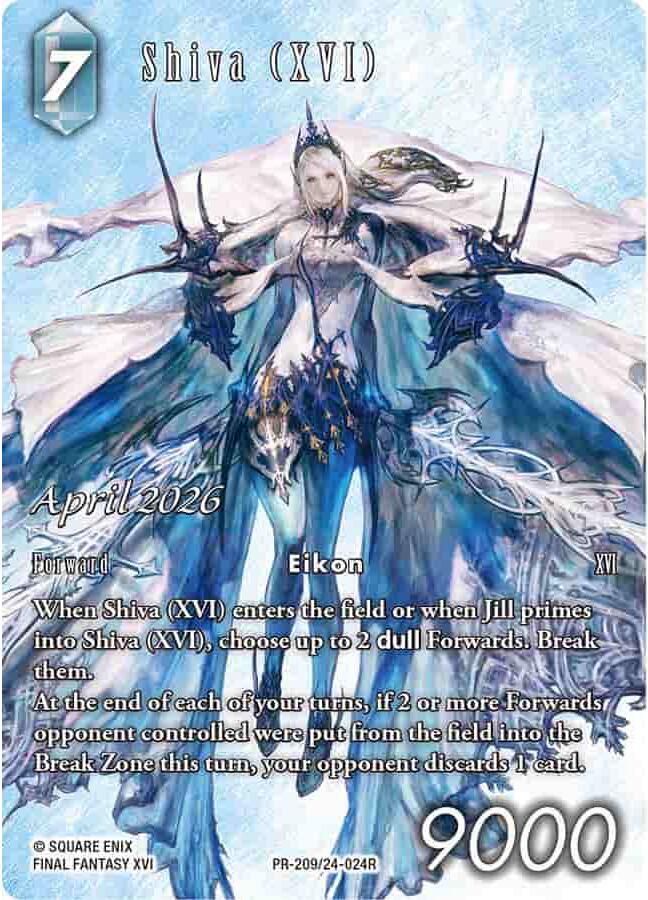 Shiva XVI PR-209/24-024R card