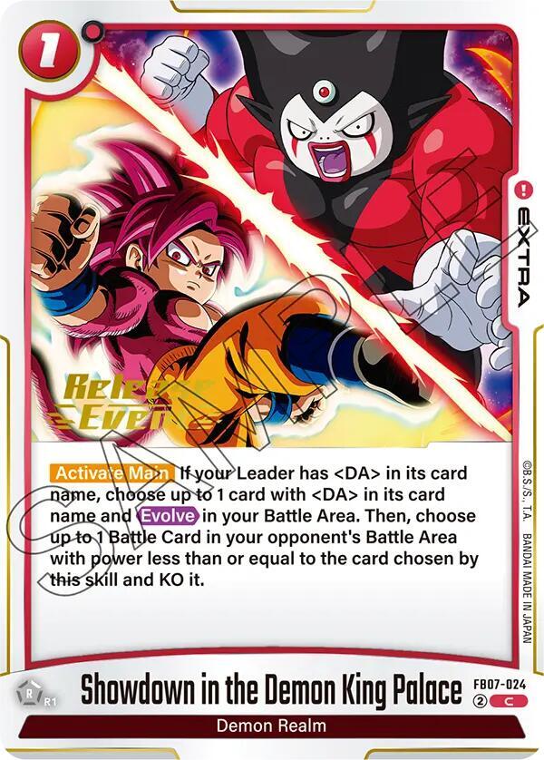 Showdown in the Demon King Palace FB07-024 carta