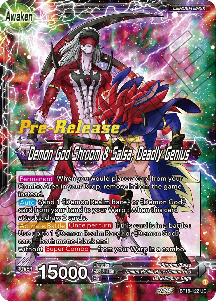 Shroom and Salsa Demon God Shroom and Salsa Deadly Genius BT18-122