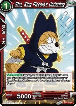 Shu King Piccolos Underling DB3-012
