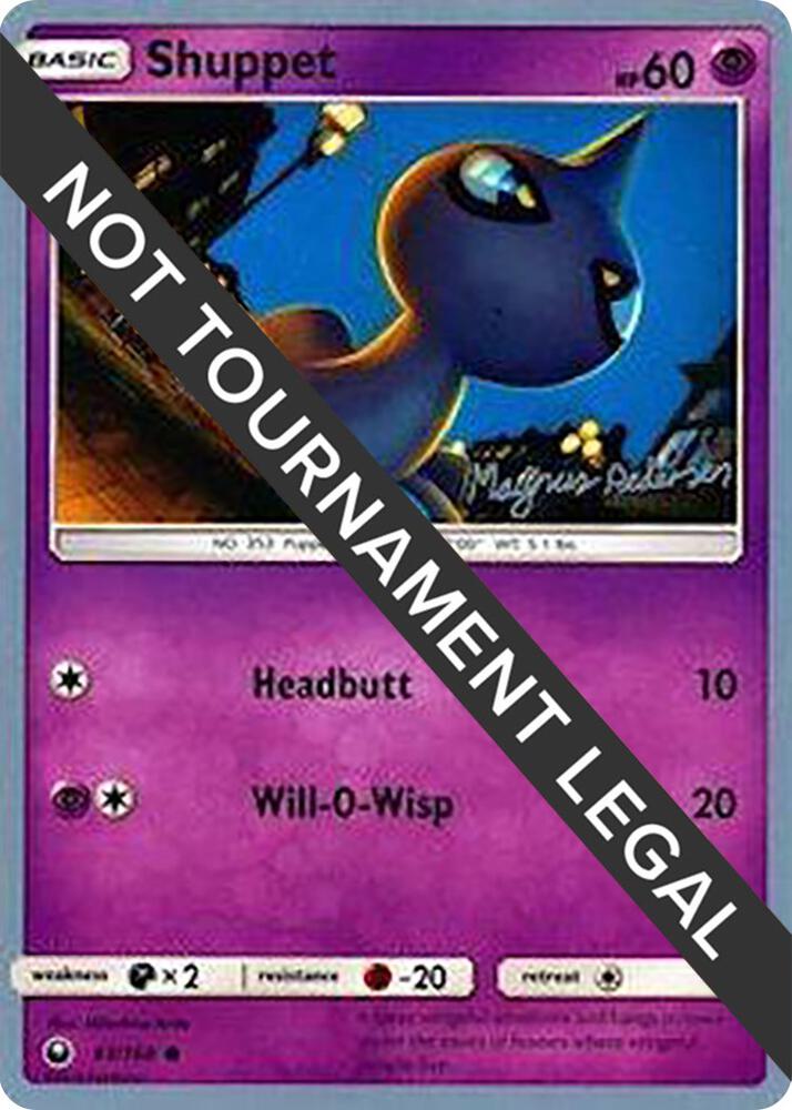 Shuppet 2018 Magnus Pedersen 63/168 card