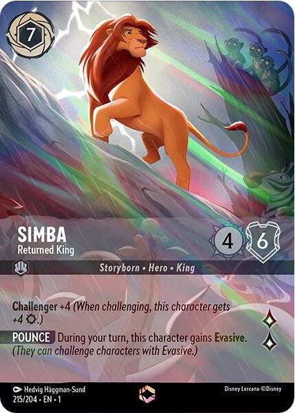 Simba Returned King Enchanted 215/204
