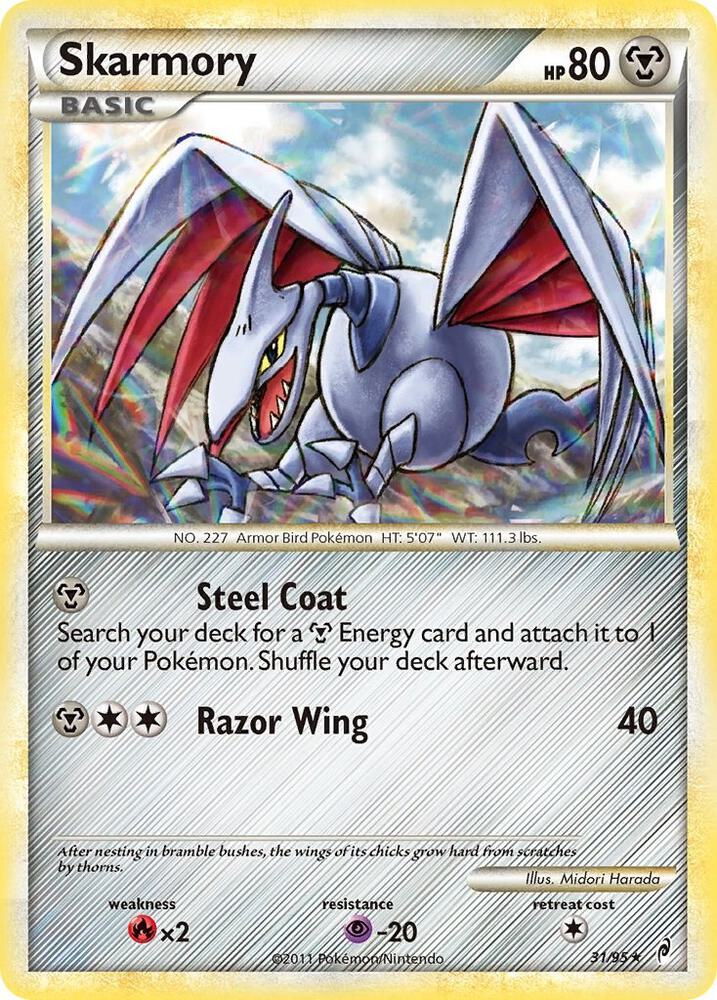 Skarmory 31/95 card