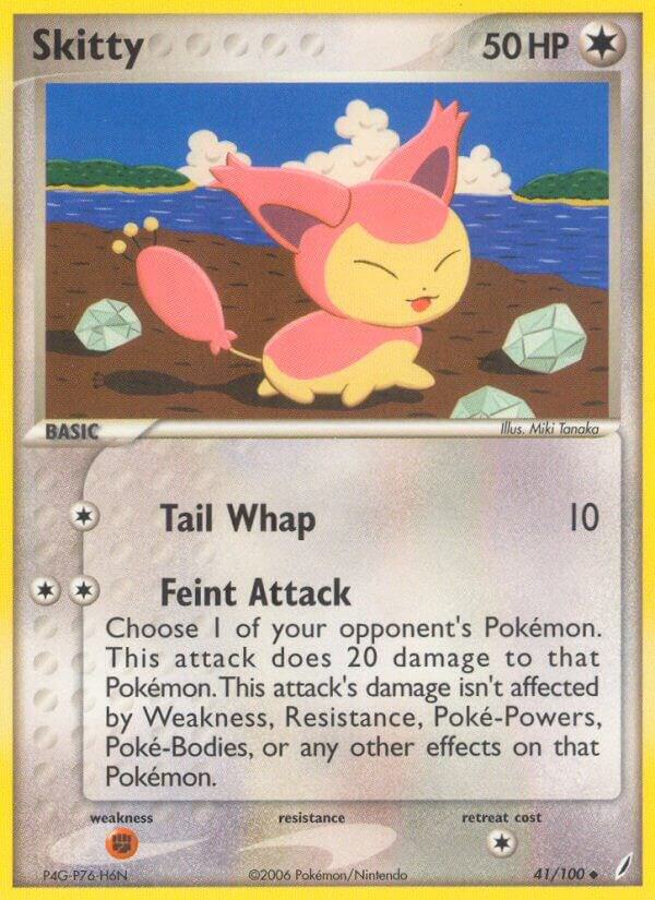 Skitty 41/100 card
