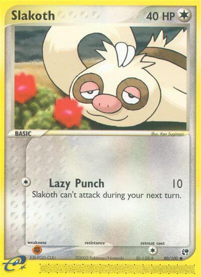 Slakoth 80/100 carta