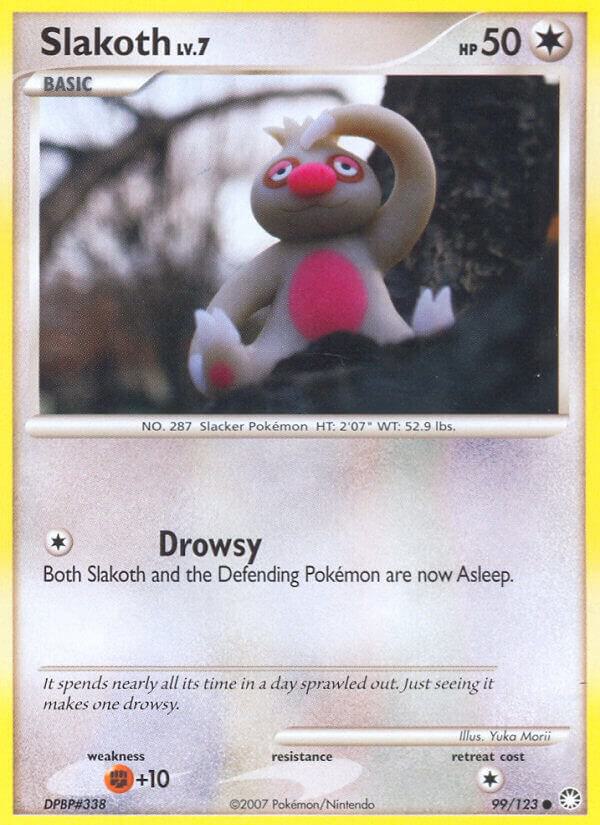 Slakoth 99/123 card
