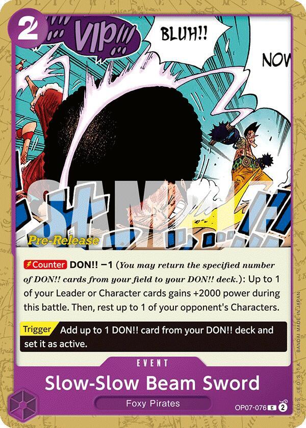 Slow Beam Sword OP07-076