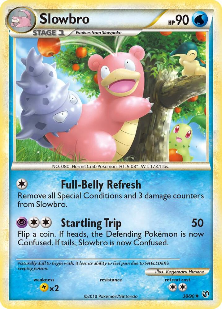 Slowbro 38/90 card