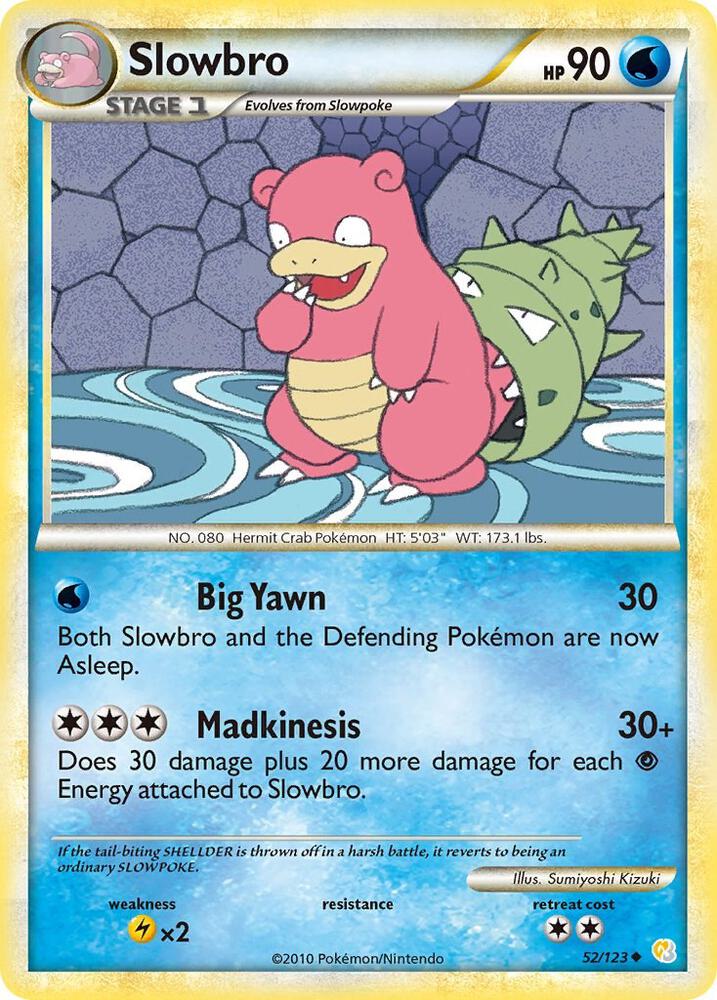Slowbro 52/123 card