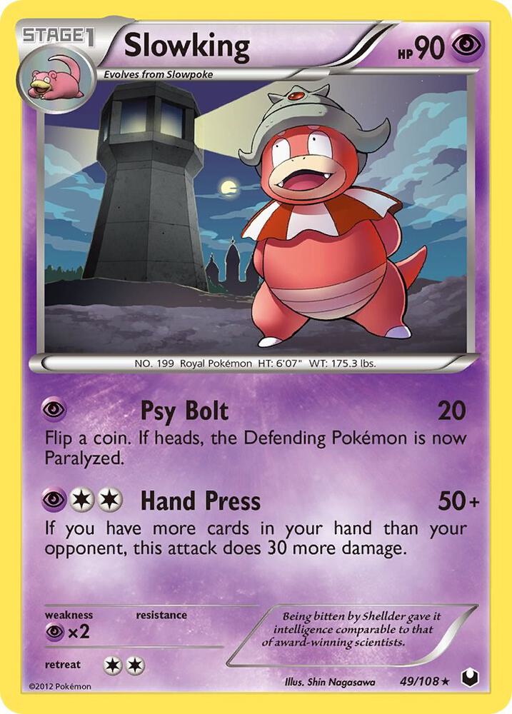 Slowking 49/108 card