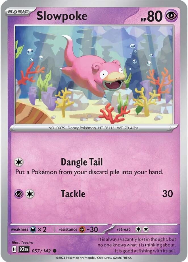 Slowpoke 057/142 card