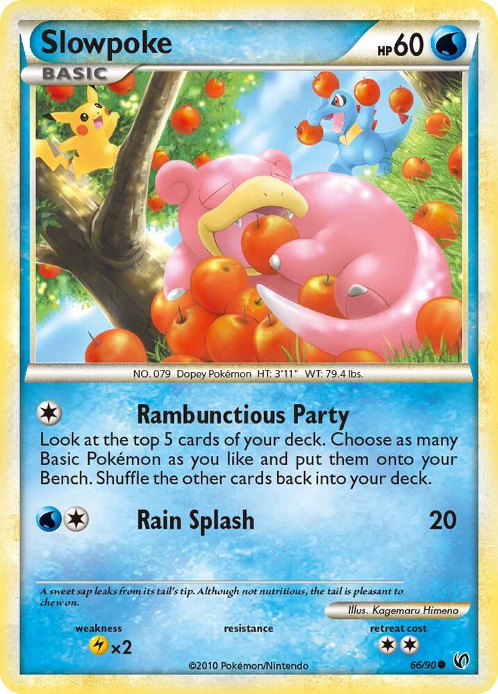 Slowpoke 66/90 card