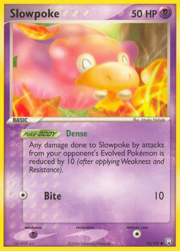 Slowpoke 76/109 card