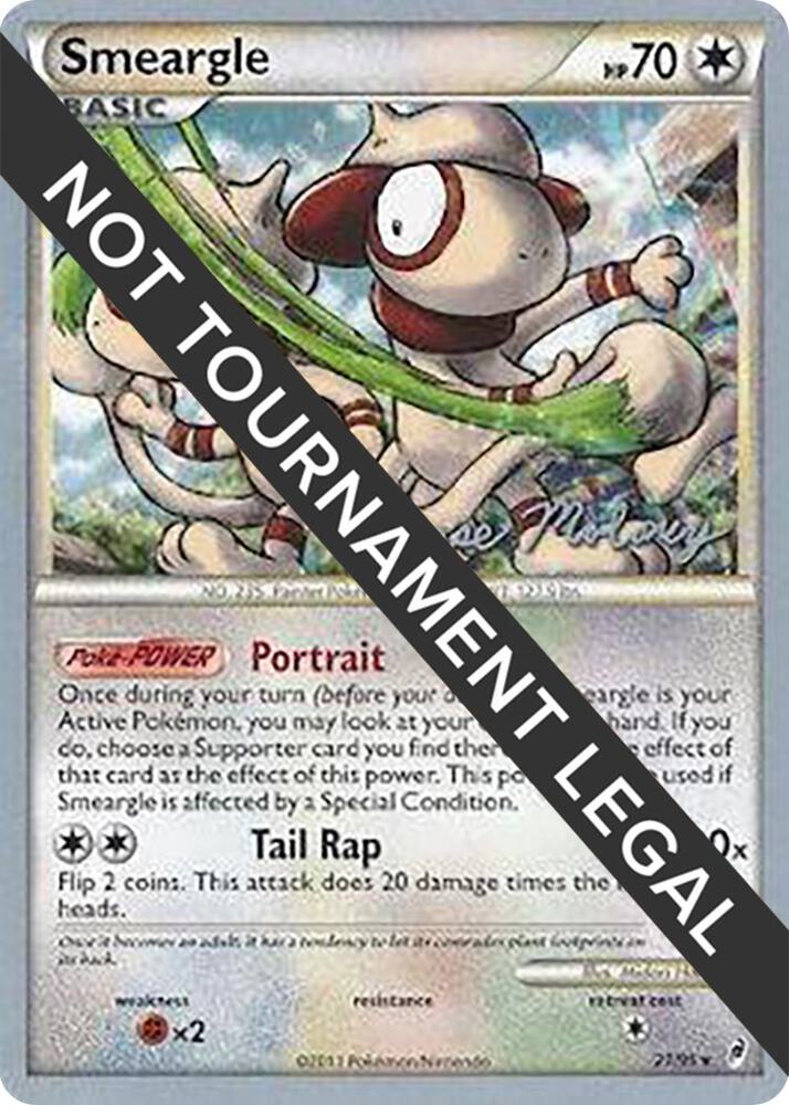 Smeargle 2012 Chase Moloney 21/95 card