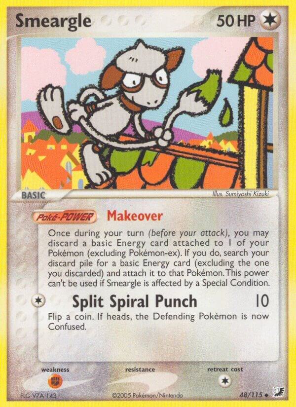 Smeargle 48/115 card