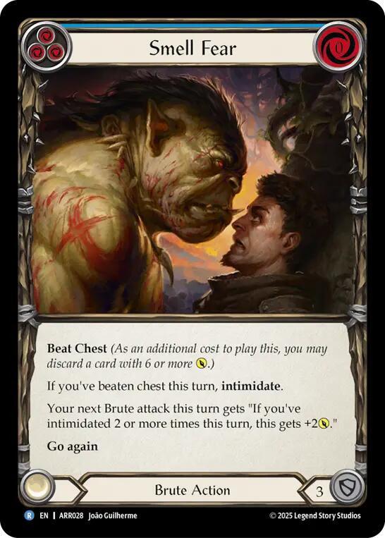 Smell Fear Blue ARR028 card