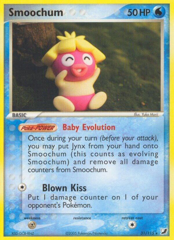 Smoochum 31/115 card