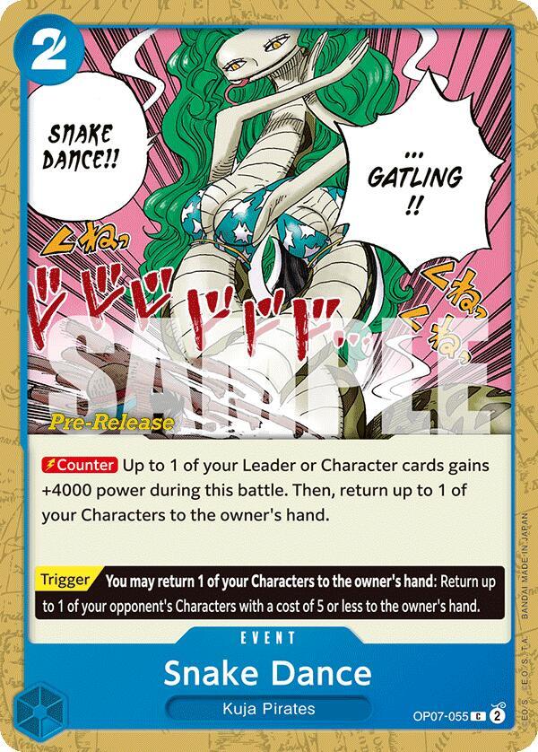 Snake Dance OP07-055 card