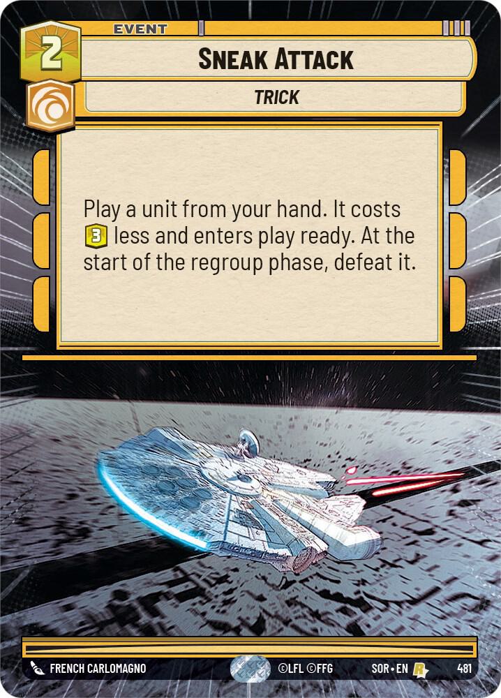 Sneak Attack Hyperspace 481 card