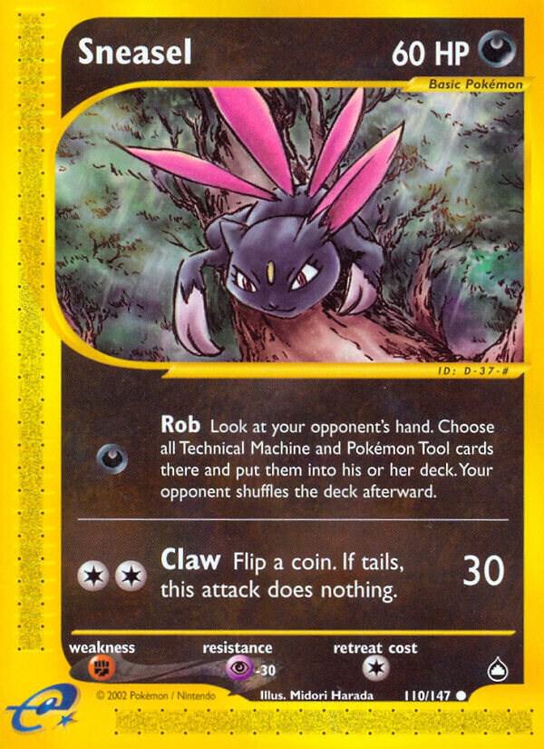 Sneasel 110/147 card