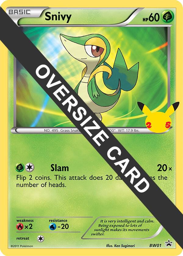 Snivy BW01 card