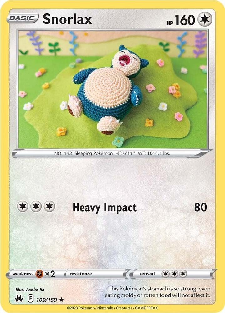 Snorlax 109/159 carta