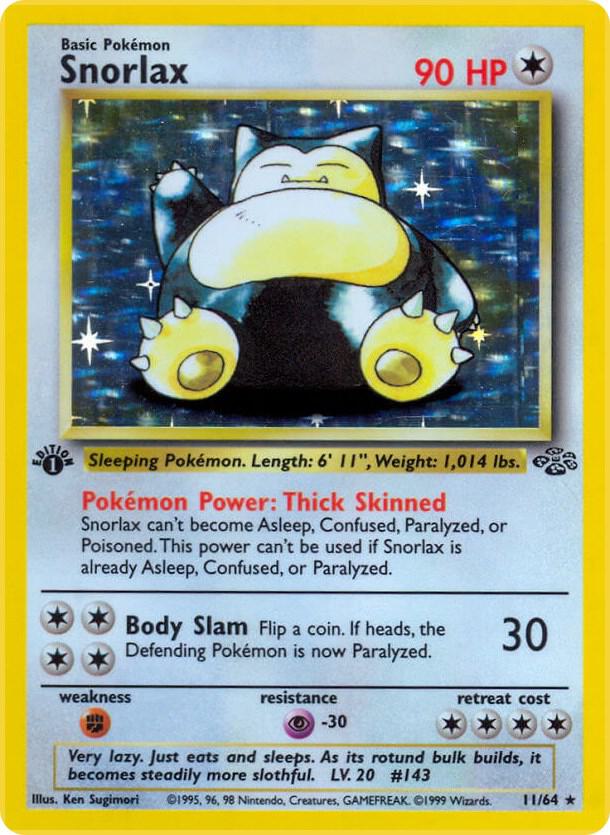 Snorlax 11/64 card