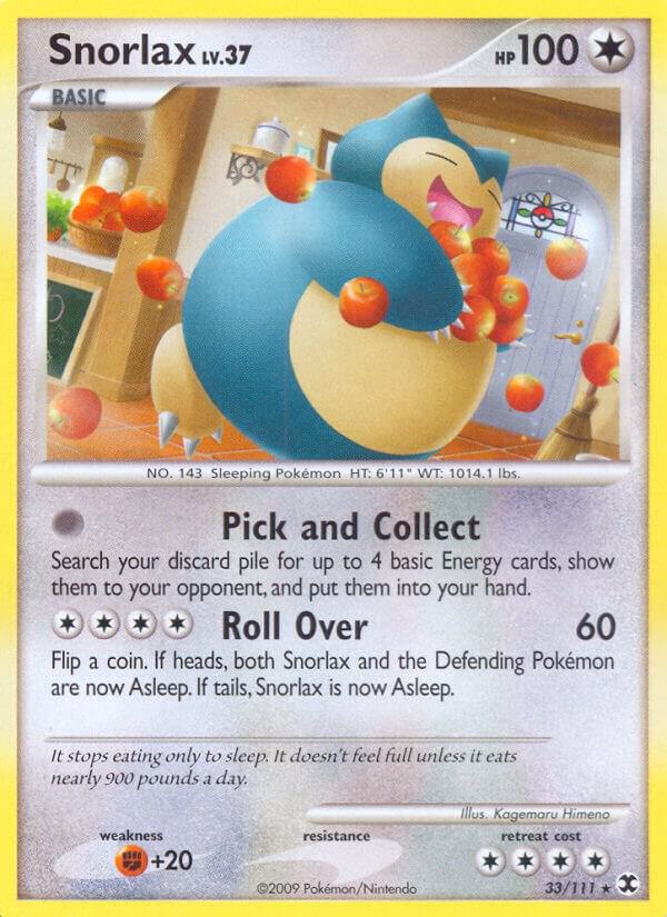 Snorlax 33 33/111 card