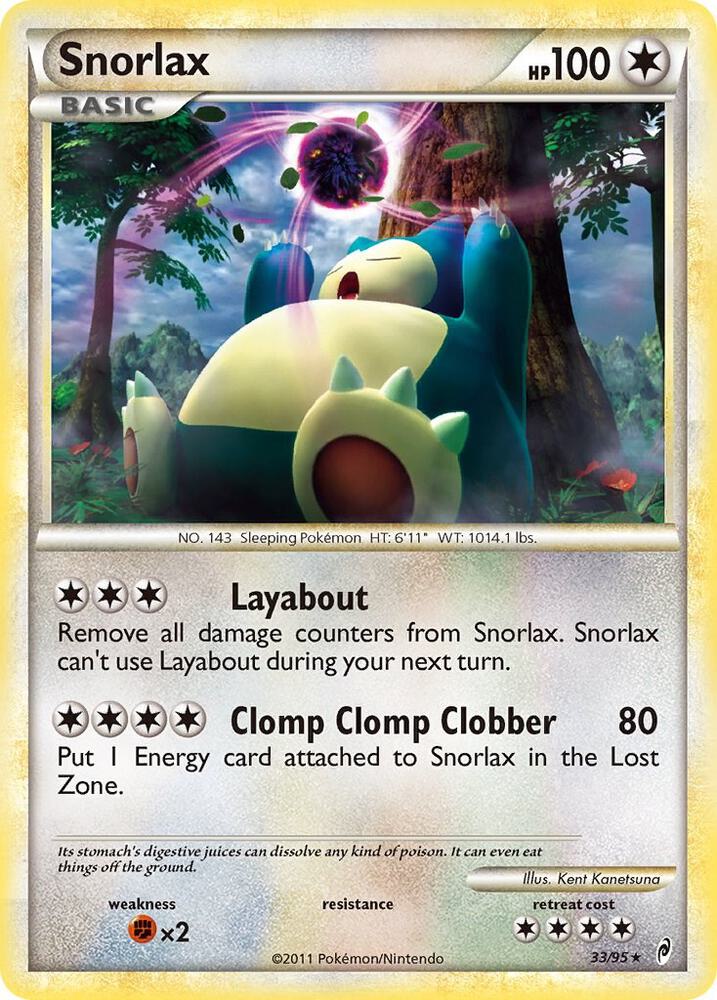 Snorlax 33/95 card