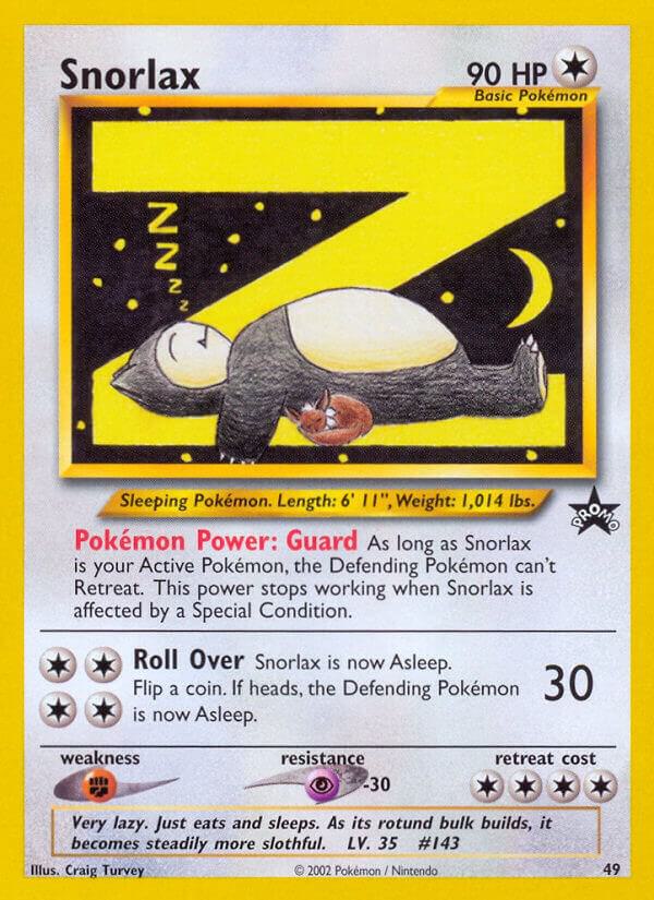 Snorlax 49/53 card