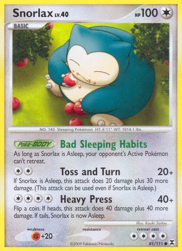 Snorlax 81 81/111 card