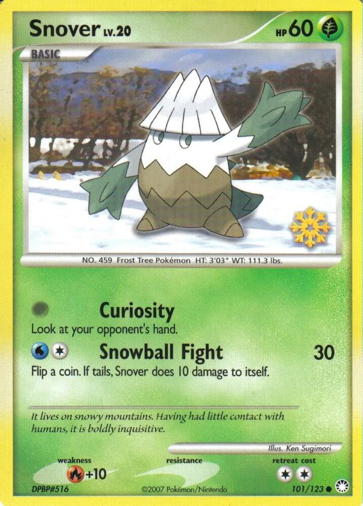 Snover 101 123 card
