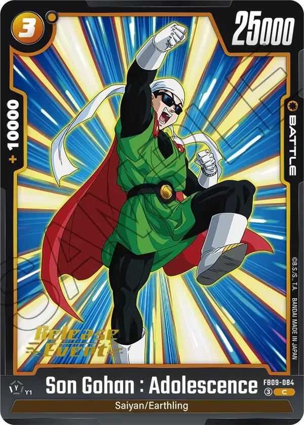 Son Gohan Adolescence FB09-084 card