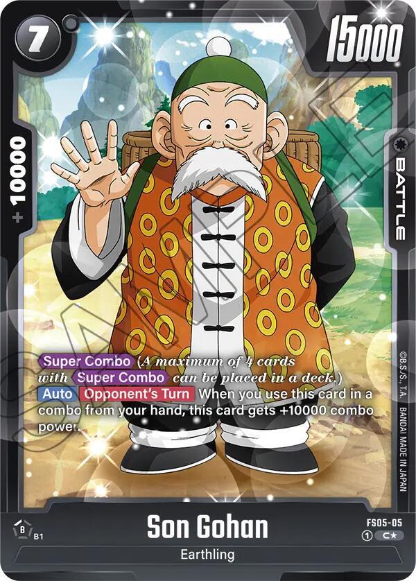 Son Gohan Bonus Pack Alternate Art FS05-05 carta