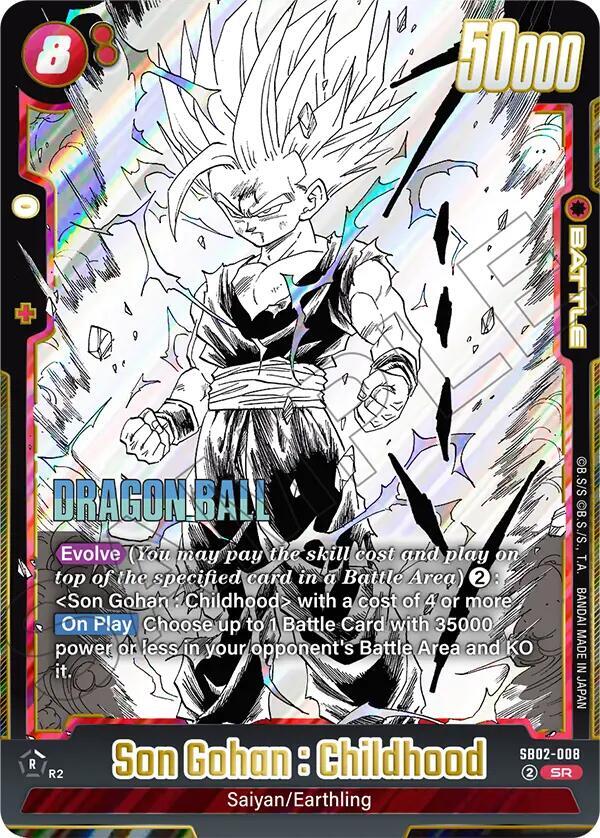 Son Gohan Childhood SB02 008 carta