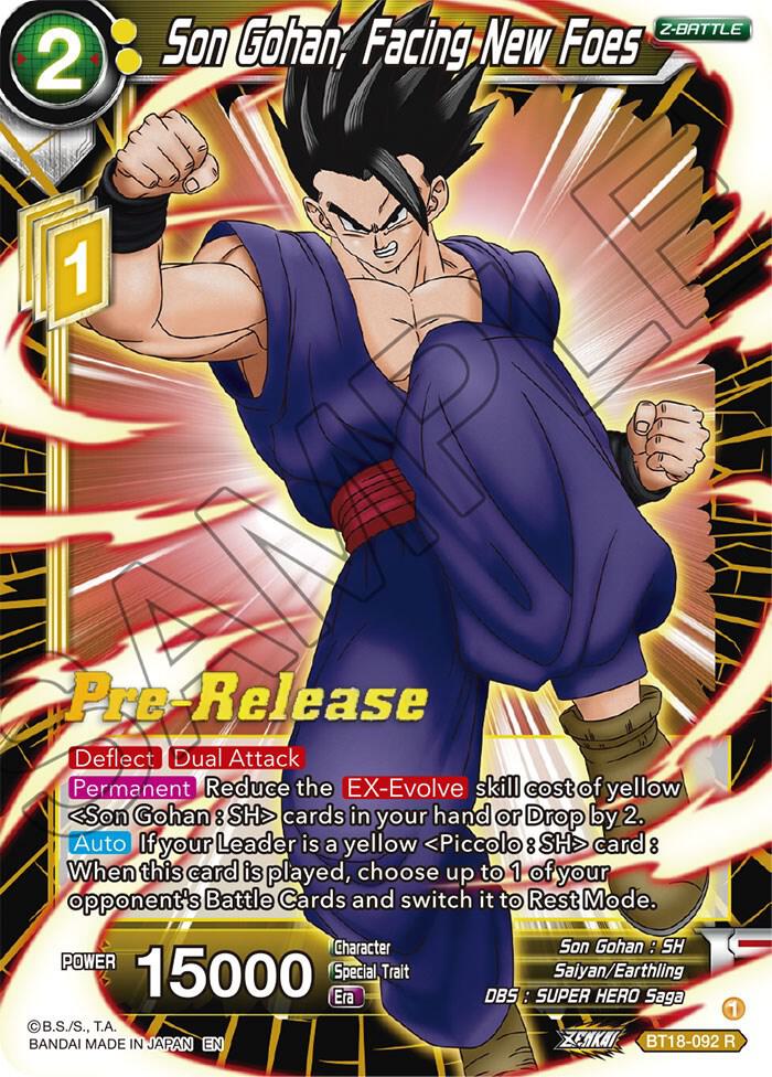Son Gohan Facing New Foes BT18-092