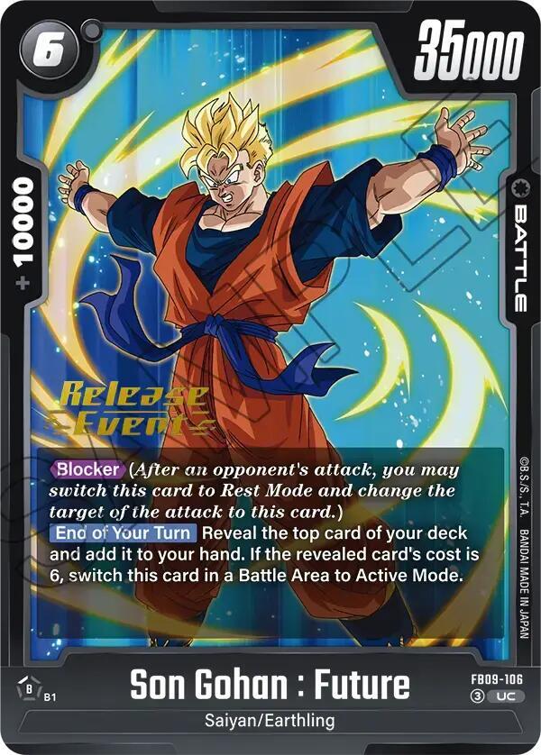 Son Gohan Future FB09-106 card