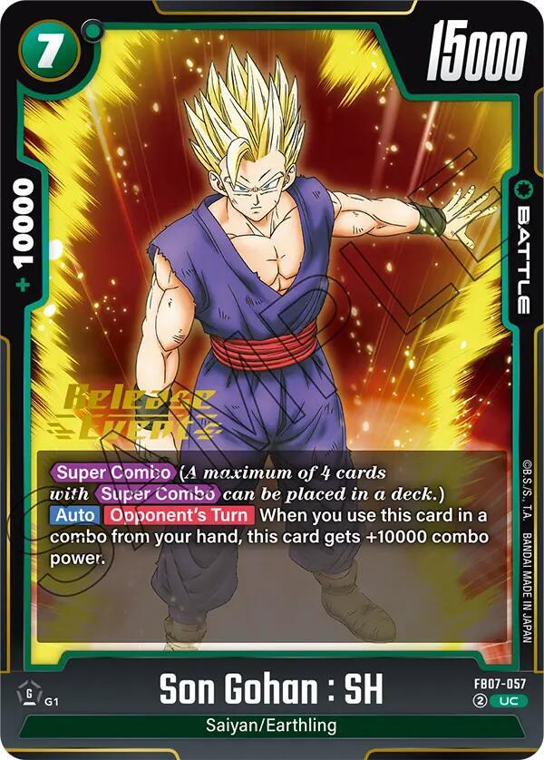 Son Gohan SH FB07 057 card