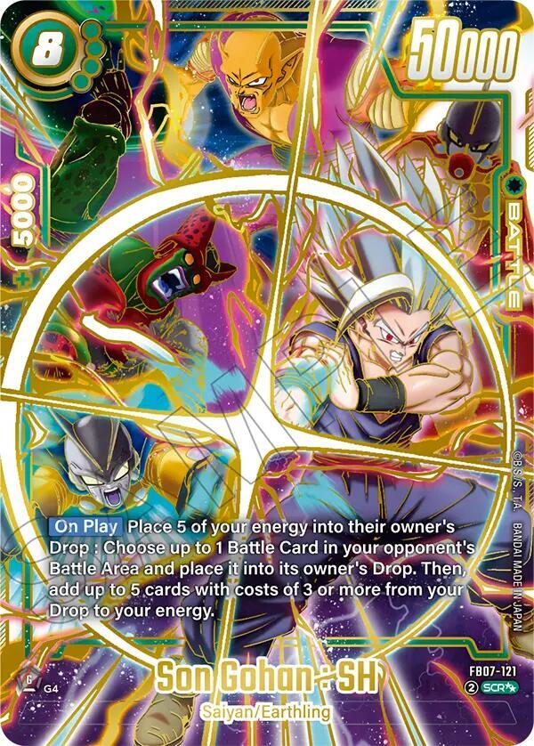 Son Gohan SH FB07 121 Super Alternate Art card