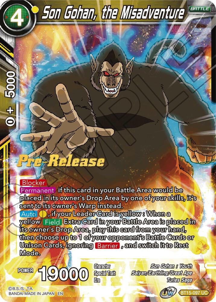 Son Gohan the Misadventure BT15-097