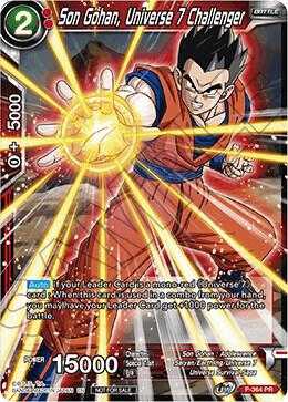 Son Gohan Universe 7 Challenger Tournament Pack Vol 7 P-364 carta
