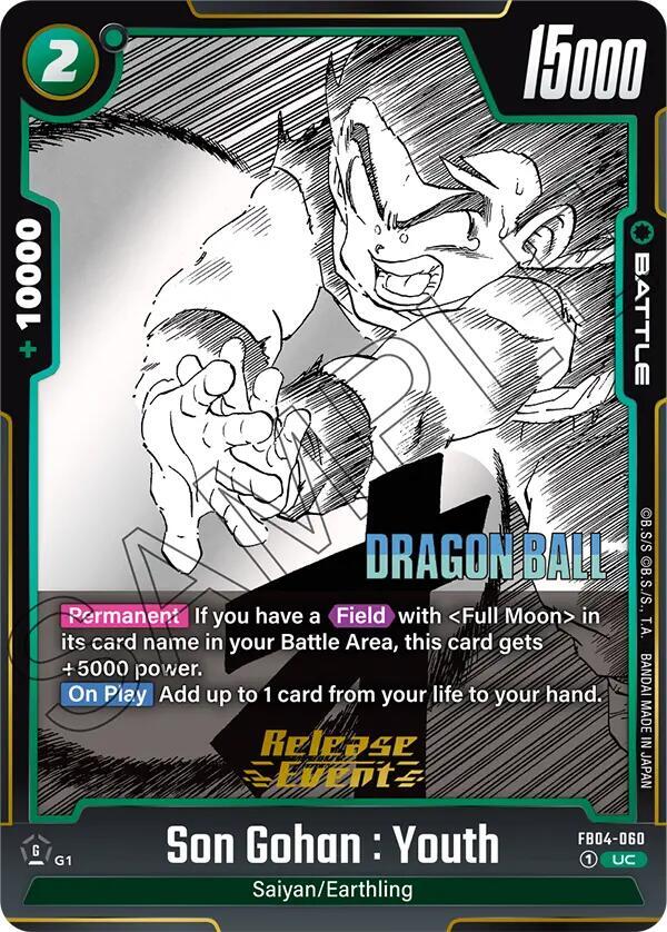 Son Gohan Youth FB04-060 carta