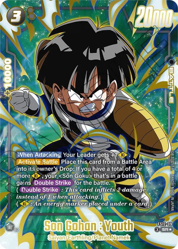 Son Gohan Youth FS12 09 Gold carta
