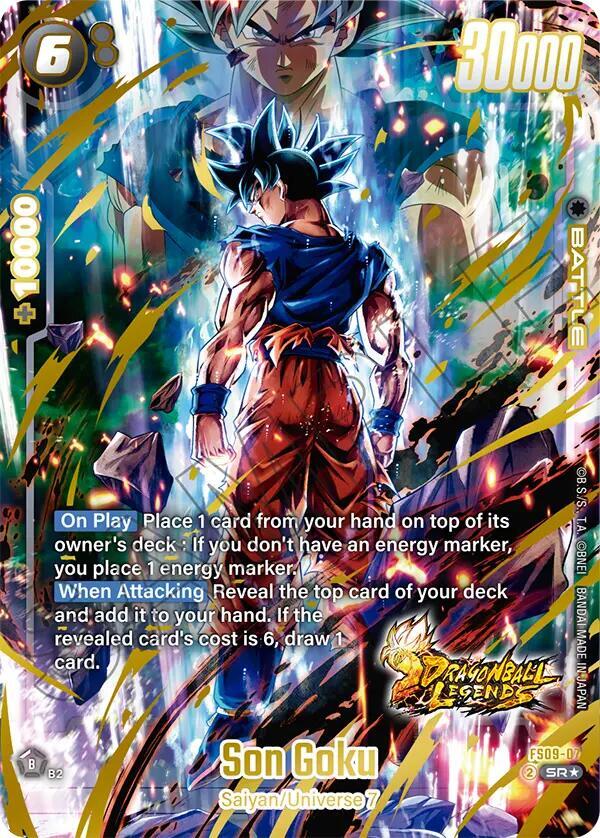 Son Goku Bonus Pack Alternate Art FS09-07 card