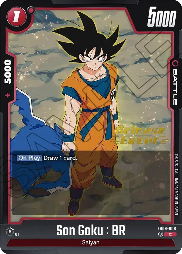 Son Goku BR FB09 008 card