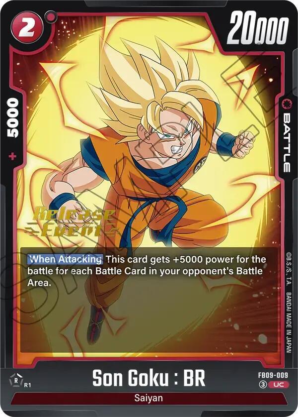 Son Goku BR FB09 009 card