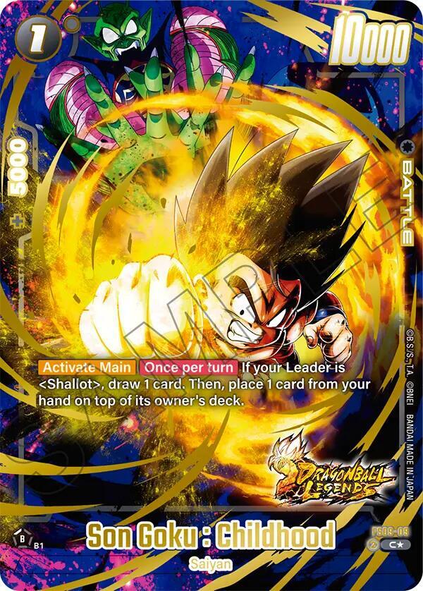 Son Goku Childhood Bonus Pack Alternate Art FS09-09 card