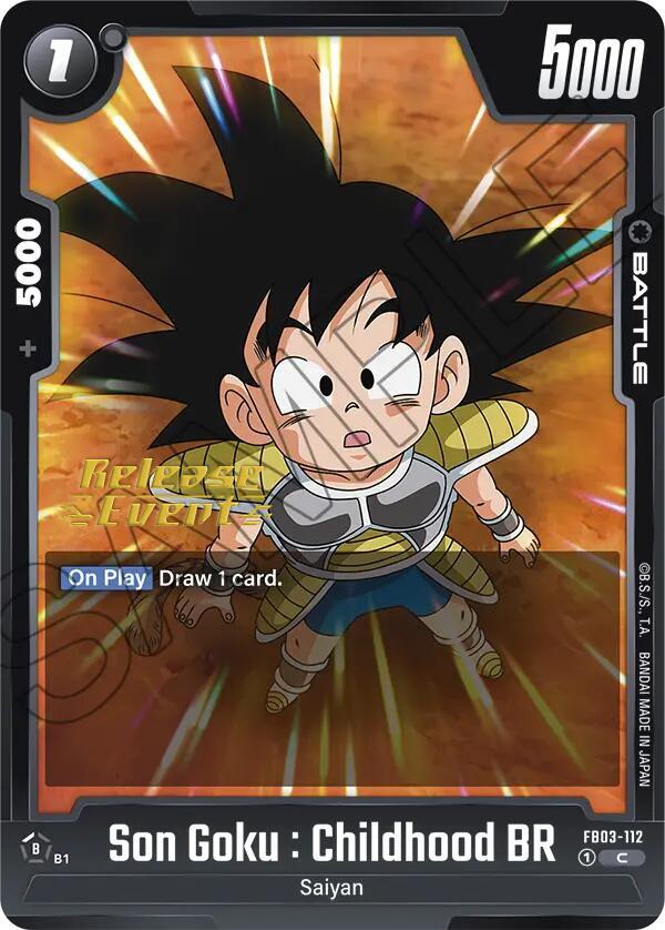 Son Goku Childhood BR FB03-112 carta
