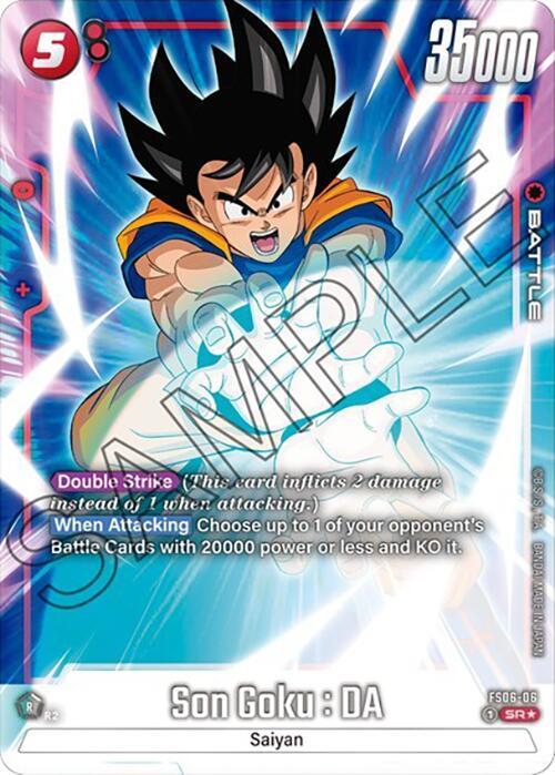 Son Goku DA Bonus Pack Alternate Art FS06-06 card