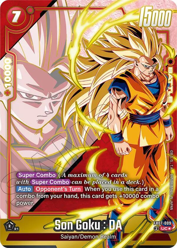 Son Goku DA FB07 009 Alternate Art card